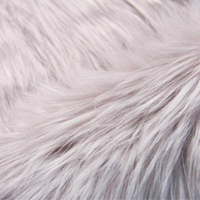 Serenta Shag Sheepskin Silky FauxFur Area Rug Sofa Decor - 24" x 36" - 24" x 36"