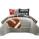 preview thumbnail 17 of 19, Lush Decor American Football Reversible Oversized Kids Quilt