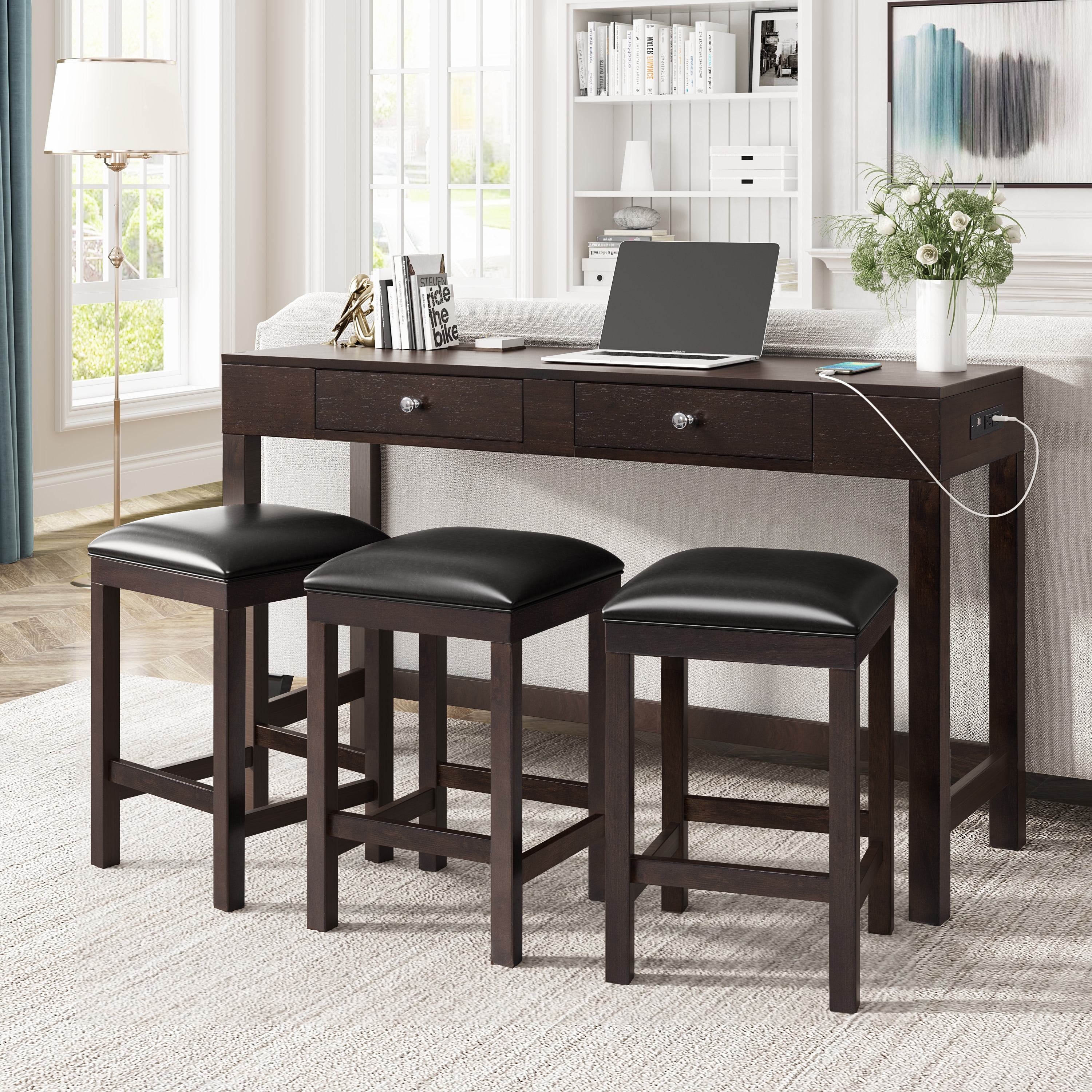 Small kitchen table with drawers online