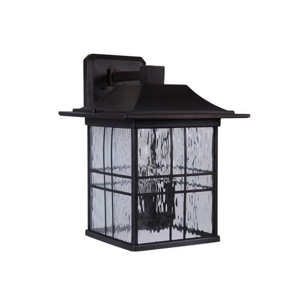 Craftmade Dorset 13-in W Aged Bronze Outdoor Flush Mount Light Craftmade Dorset 13-in W Aged Bronze Outdoor Flush Mount Light