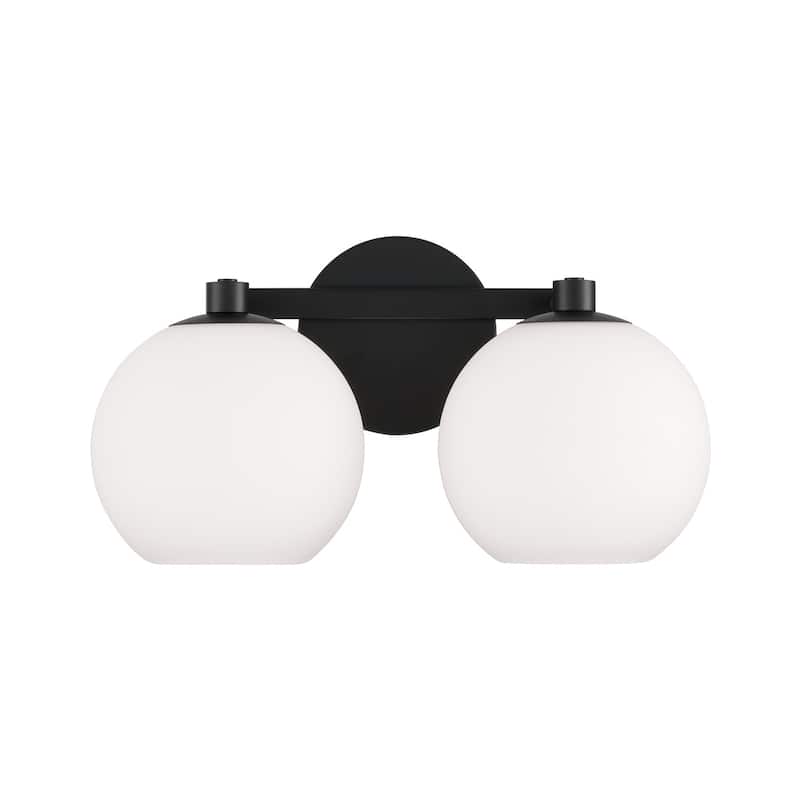 Ansley 2-Light Vanity - 14.75"W x 8"H x 7.75"E
