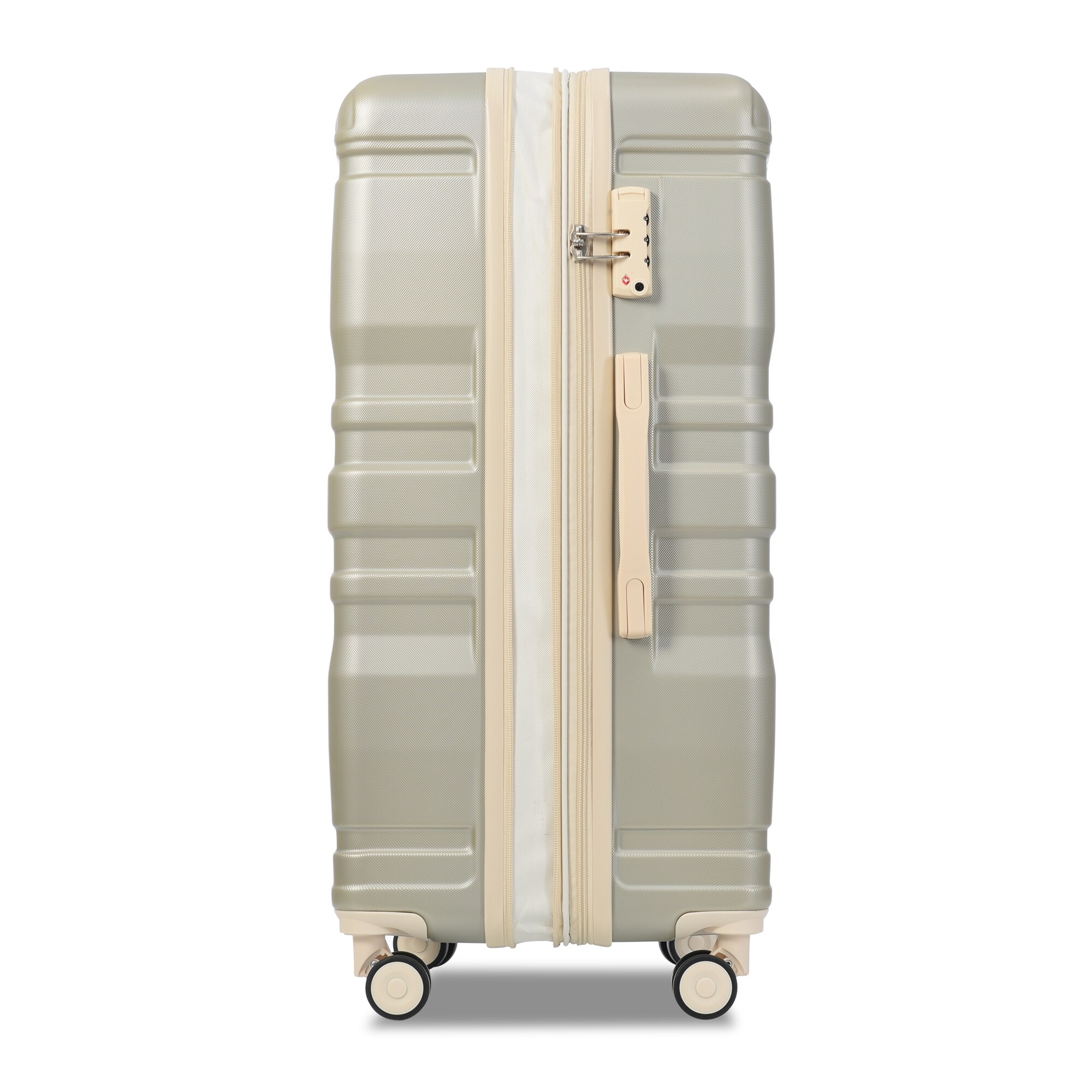 Luggage 3 Piece Set Suitcase Spinner Hardshell Lightweight TSA Lock Green