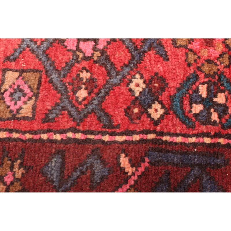 ECARPETGALLERY Hand-knotted Andelz Red Wool Rug - 4'5 x 7'5