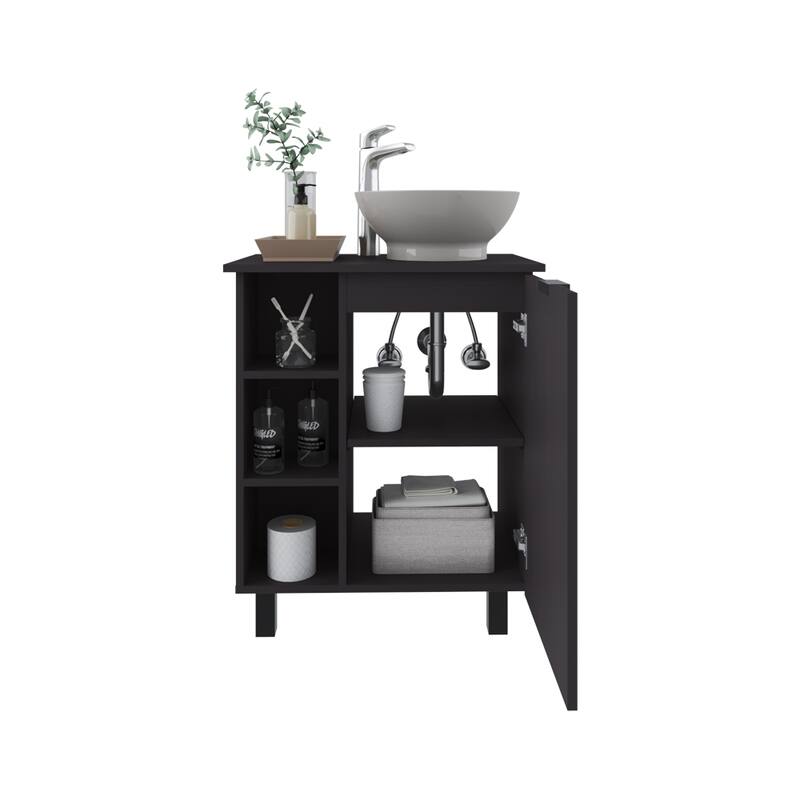 Stites Vanity Sink, Bathroom, Black