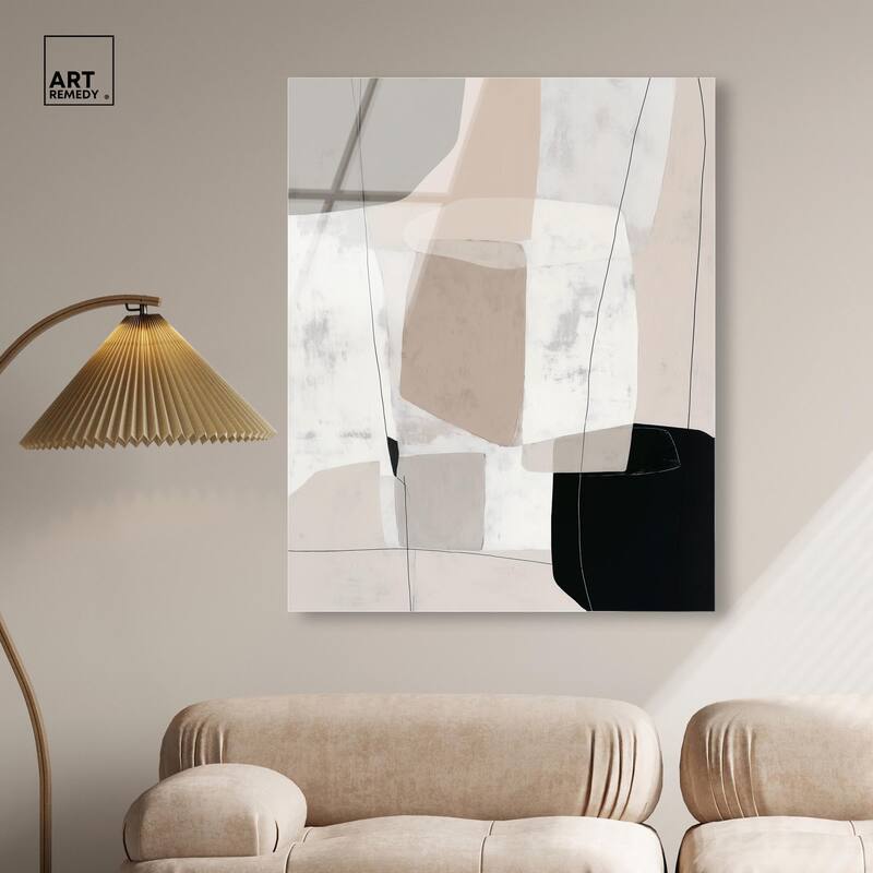 Neutral Forms I Acrylic by Art Remedy, Ready to Hang