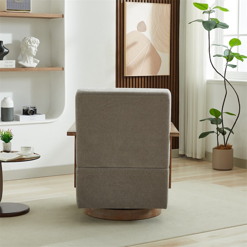30.3"W Swivel Modern Upholstered Accent Chair,Lounge Reading Chair