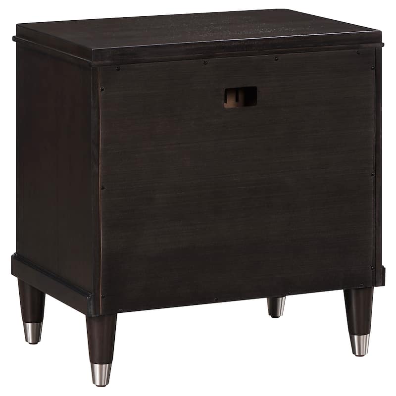 Niguel Brown 2-Drawer Nightstand