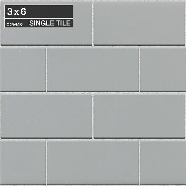 Shop Daltile X136modp Rittenhouse Square 6 X 3 Rectangle Wall Tile Semi Gloss Tile Visual Desert Gray Overstock 25655770