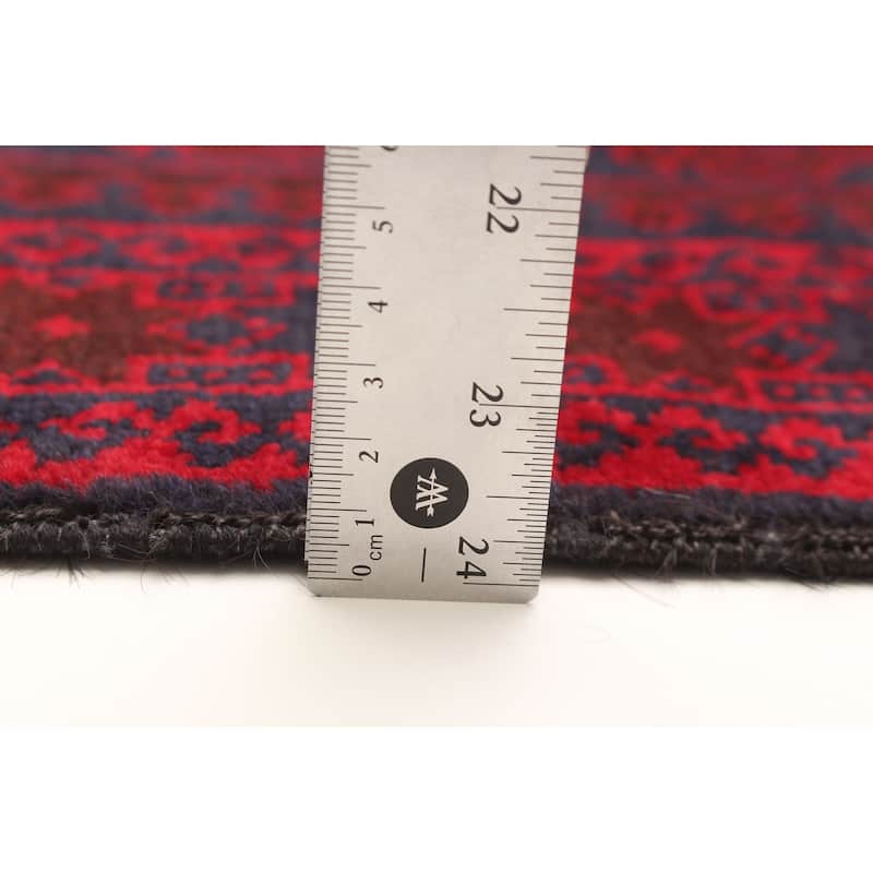 ECARPETGALLERY Hand-knotted Teimani Navy Wool Rug - 3'6 x 6'10