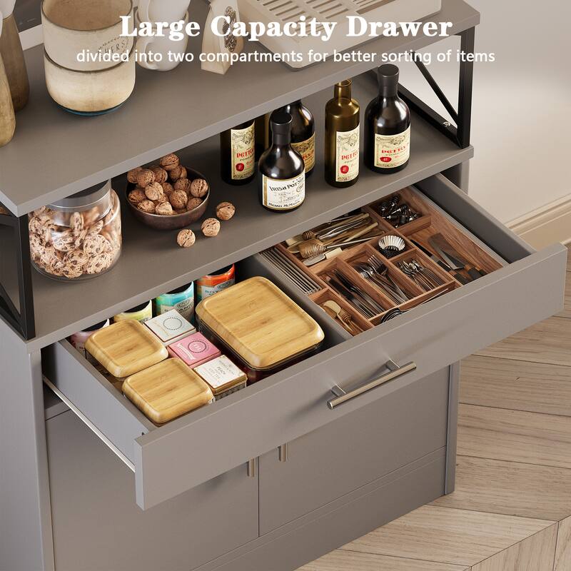 Futzca Sideboard Buffet Cabinet, Kitchen Storage Cabinet