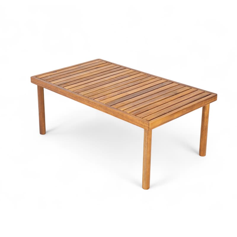 Christopher Knight Home- Elk Acacia Wood Outdoor Chat Set