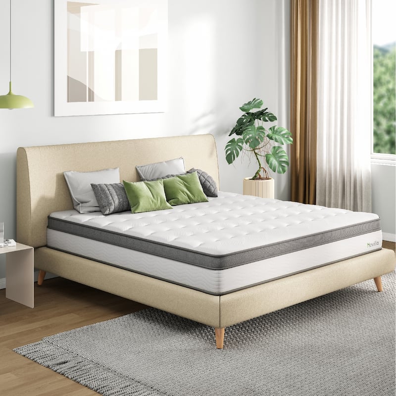 Novilla 10-inch Cooling Gel Medium Hybrid Innerspring Mattress