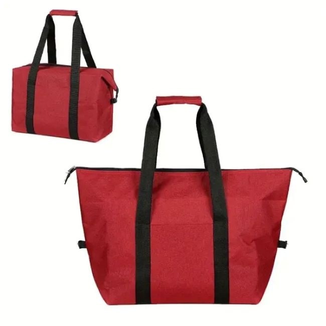 Extra Large Insulated Grocery Bag Foldable & Reusable 5.28 Gallon Cooler Tote