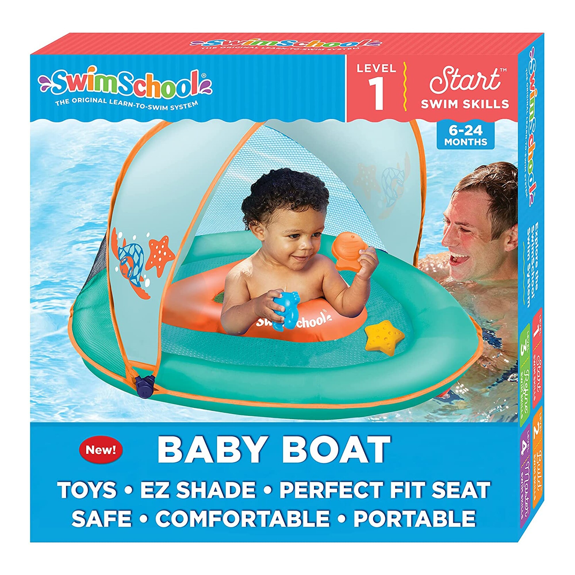 Shaded baby float top