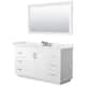 Option White / White Quartz Top / Brushed Nickel Hardware