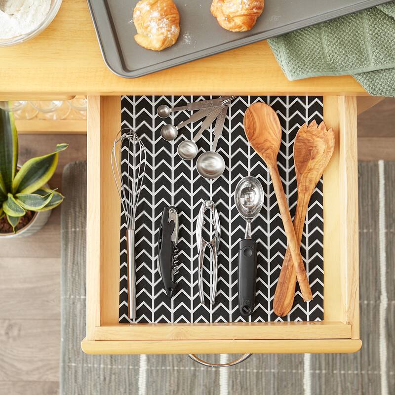 DII Nautical Blue Market Print Fridge Liner (Set of 6)