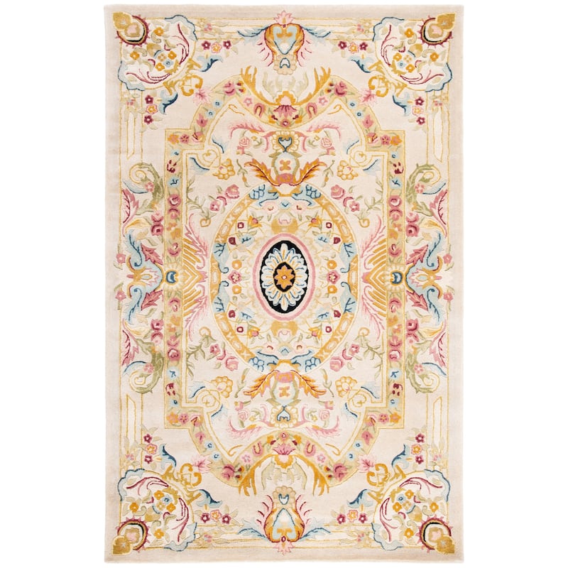 SAFAVIEH Handmade Savonnerie Jutta Traditional Oriental Wool Rug