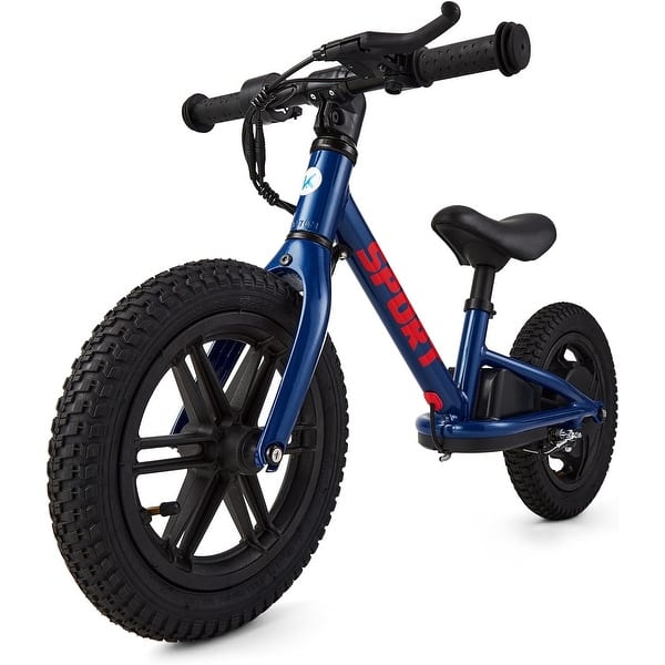 slide 2 of 7, Electric Balance Bike for Kids Ages 3-5 Years,12-Inch Electric Bike with 2 Speed Settings, 24V 100W Kids - Assembly Required - Black