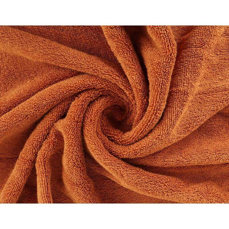 Delara Organic Cotton Luxuriously Plush Washcloths Pack of 6 |GOTS & OEKO-TEX Certified |650 GSM Long Staple | Quick Dry & Soft