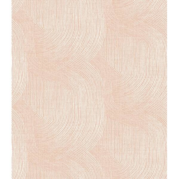 slide 2 of 7, A-Street Prints Folly Blush Zen Swirls Wallpaper