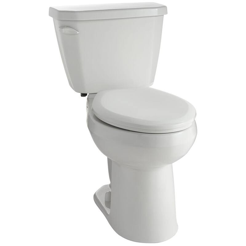 Gerber GWS20528 Viper 1 GPF Two Piece Elongated Toilet with Left Hand - White