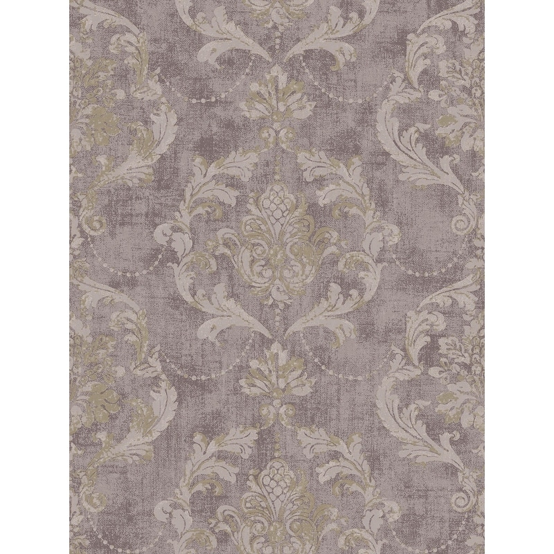 Seabrook Designs Octavius Chandelier Unpasted Wallpaper - 27 in. W x 27 ft. L
