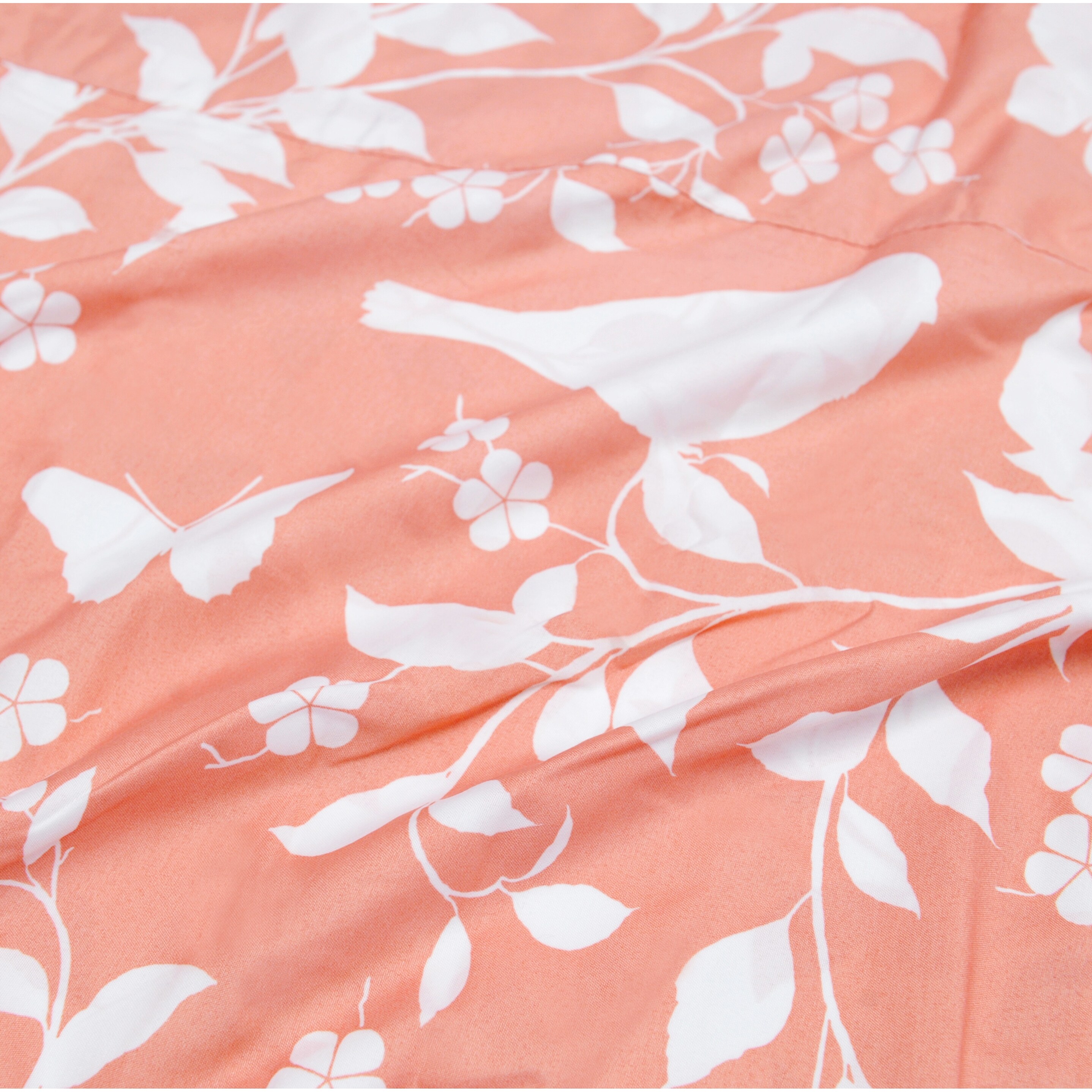 как выглядит Serenta Printed Bird Song Valance - 60" x 18" - 60" x 18" фото
