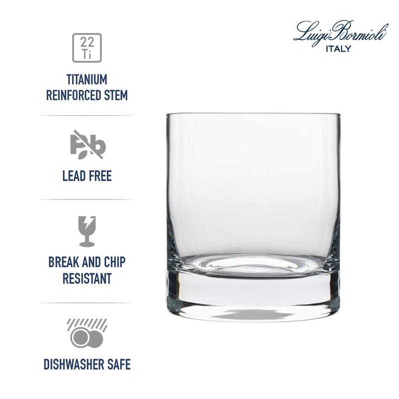 Luigi Bormioli Classico 16.5 oz. Beverage/Hiball Tumbler Glass,Set of 4