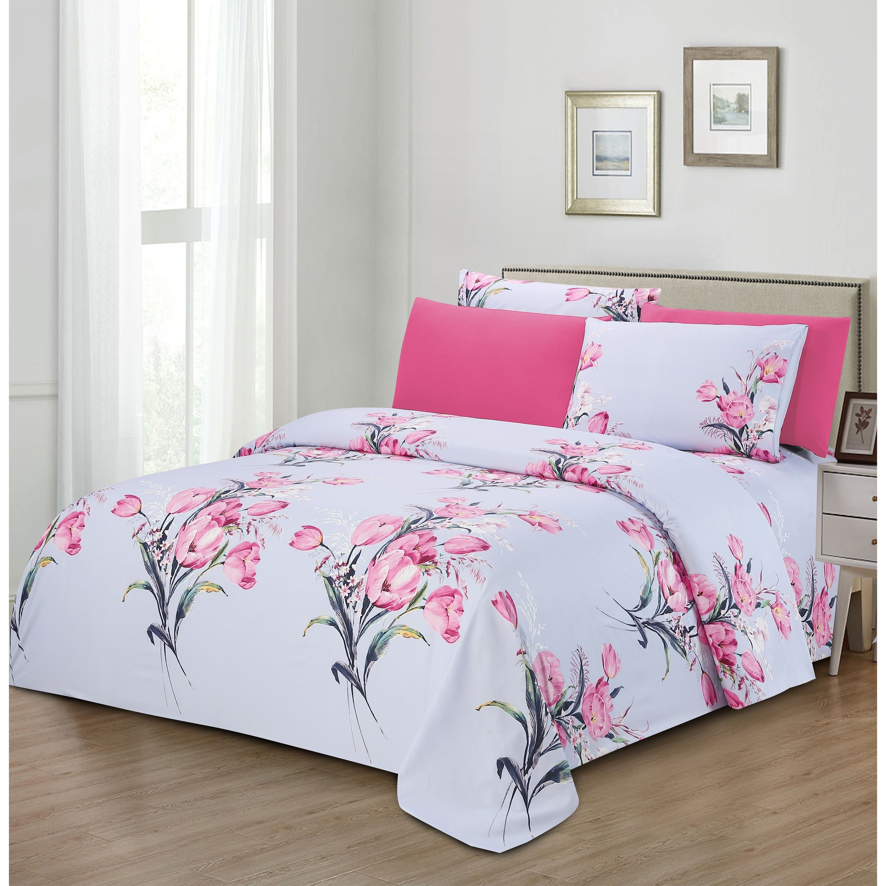 Hotel Club 1800 Super Soft Isabella Sheet Set with Bonus Pillowcases