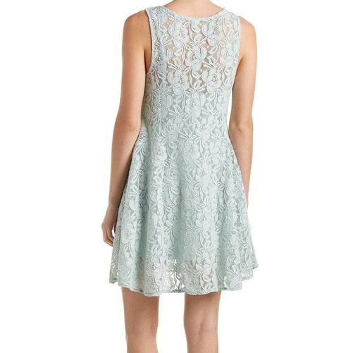 free people blue lace dress