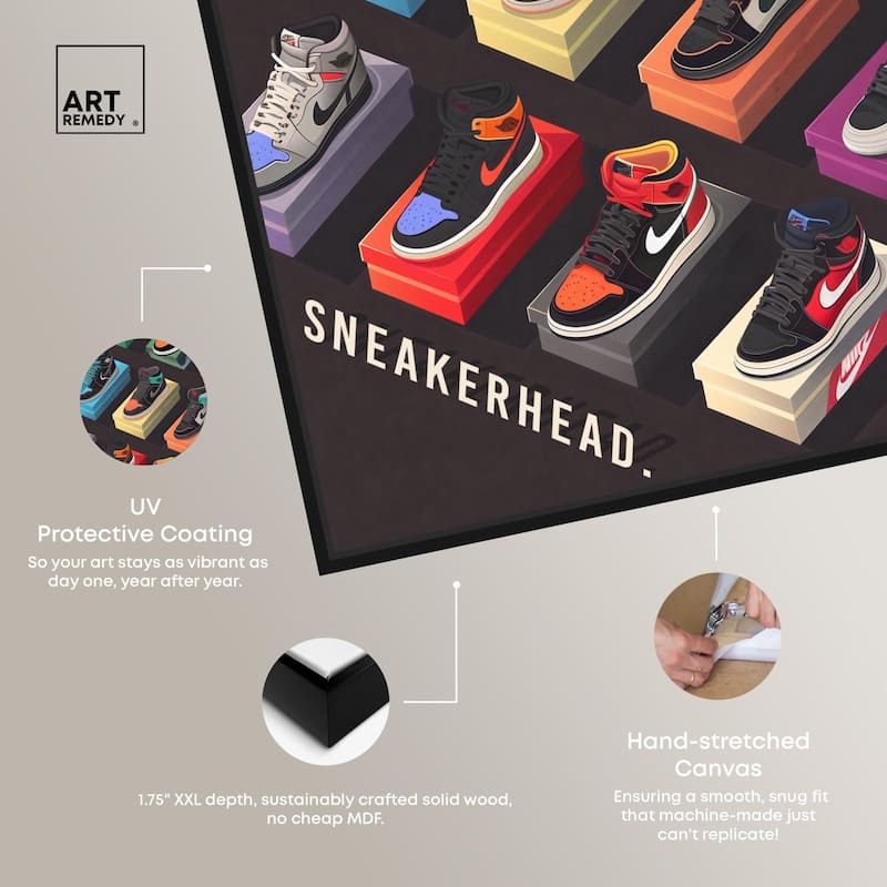 Sneaker Collection Dreams Canvas by Art Remedy