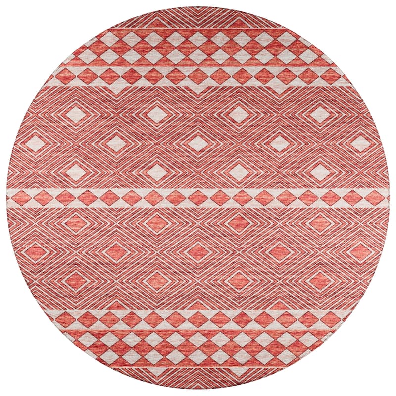Indoor/ Outdoor Addison Yuma Geometric Southwest Washable Rug