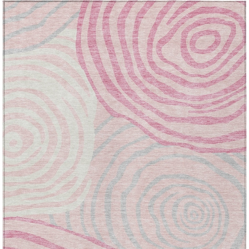 HomeRoots Abstract Transitional Rectangle Outdoor Rug