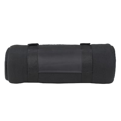 Picnic at Ascot - Soft Fleece Blanket with Carrier -Black