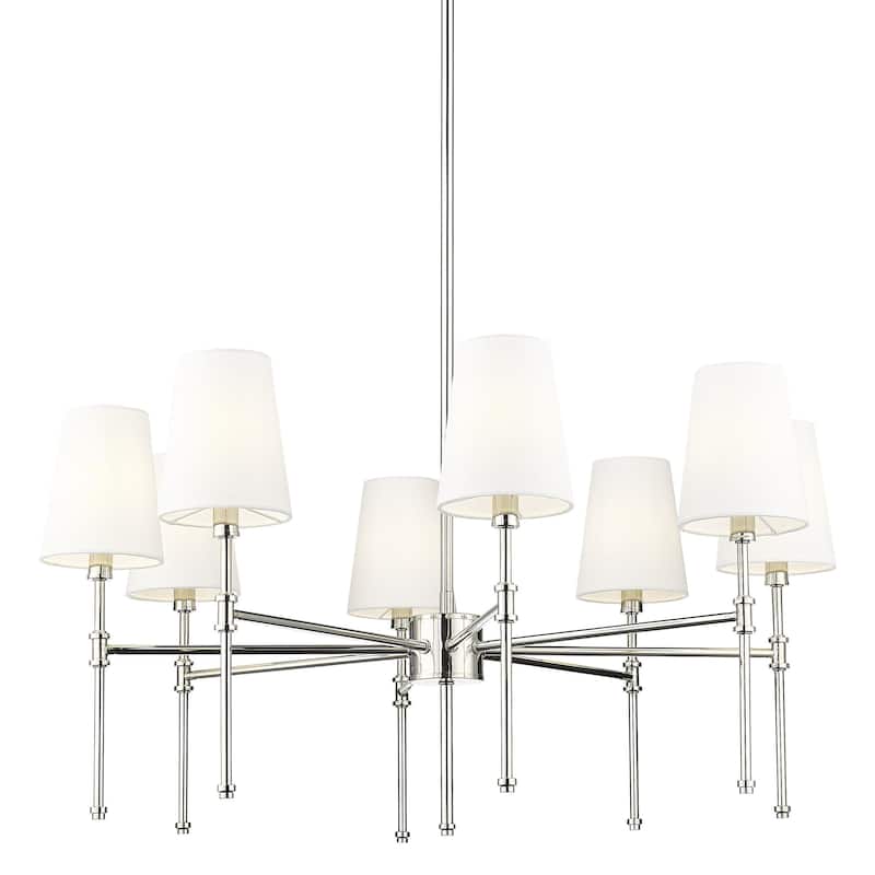 Millennium Lighting 16108 Adorra 8 Light 30" Wide Chandelier - Polished Nickel