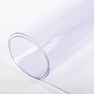 Clear Plastic Vinyl Fabric Table Cover Protector Tablecloth for Dining Room Table