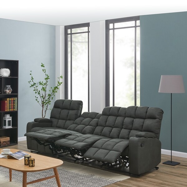 leather recliner sofa 4 seater