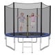 preview thumbnail 1 of 9, 8/10/12/14/15/16 FT Outdoor Trampoline Bounce Combo W/Closure Net