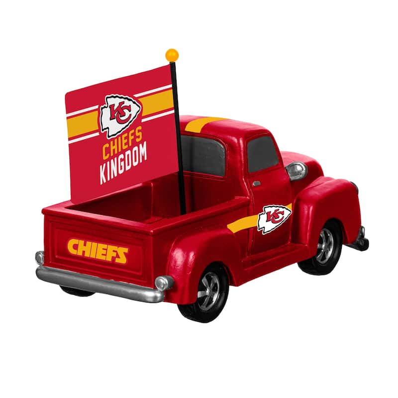 NFL Rally Truck Garden Statue with Team Flag