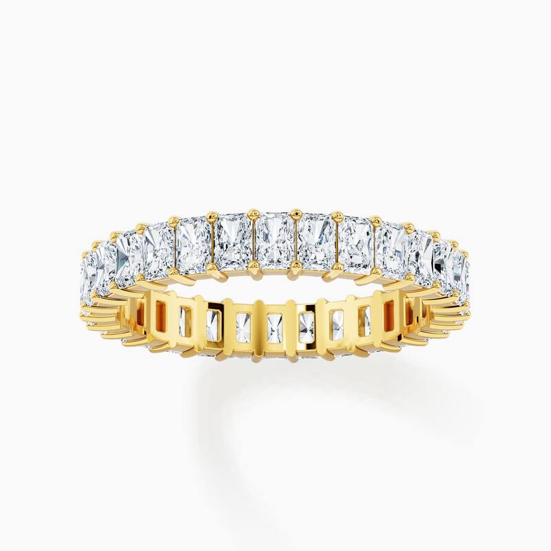 Auriya 14k Gold Radiant North-South Lab Grown Diamond Eternity Band 3.00 - 11.25 ct. tw. (F-G, VS)