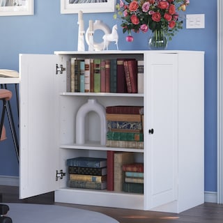 100% Solid Wood 3-shelf Bookcase with Optional Doors by Palace Imports