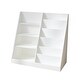 preview thumbnail 12 of 12, White Wooden Kids Bookshelf and Toy Storage Organizer with 4 Tier
