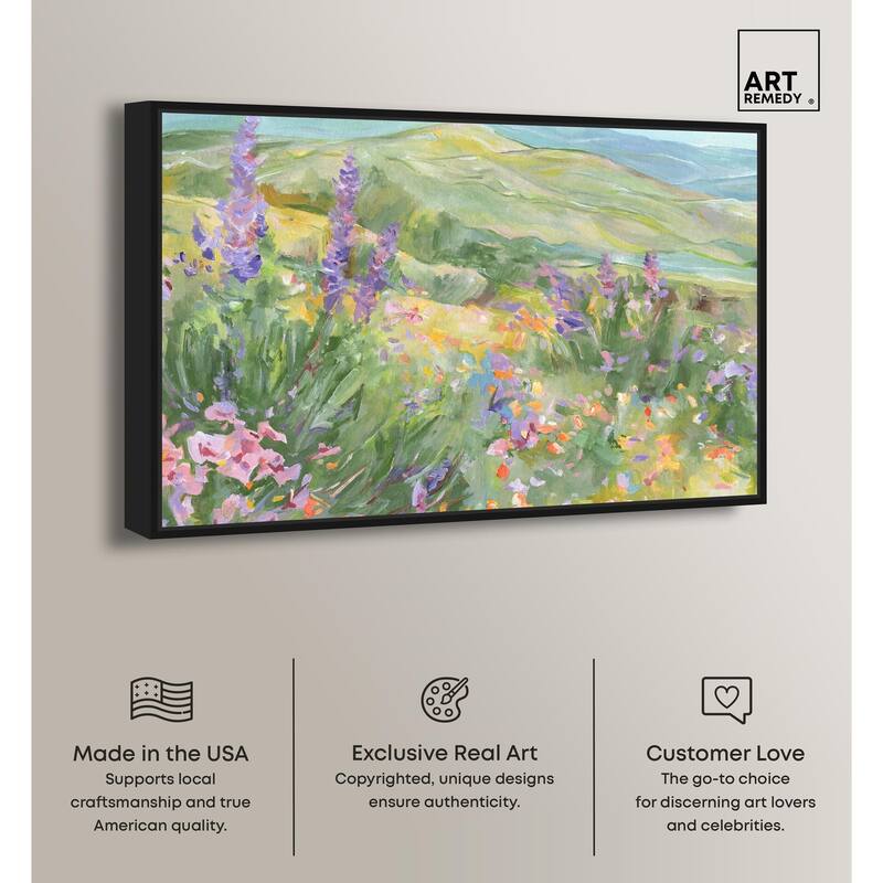Blooming Fields Canvas by Art Remedy