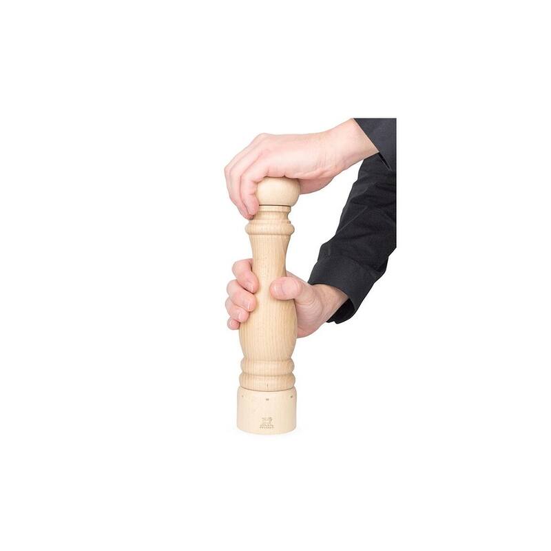 Peugeot Paris u'Select Zirlion Salt Mill, Natural, 12 inch, Adjustable Grind