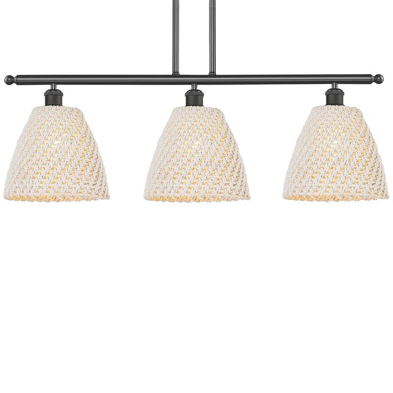 Innovations Lighting 516-3I-12-36 Bristol Natural Linear Bristol - Oil Rubbed Bronze / Natural