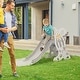 preview thumbnail 2 of 8, Kids Indoor Slide for Toddlers Ages 1.5-3 Grey