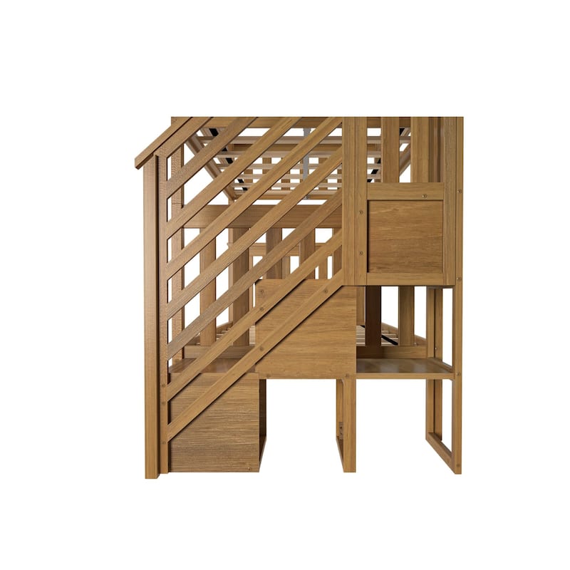 Max and Lily Twin over Twin Staircase Bunk