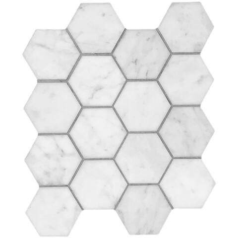 Burgos Marble Mosaic Floor and Wall Tile - Case 11 Tiles
