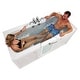 preview thumbnail 19 of 42, Ella Big4Two 36"x80" Hydro&Air&Foot Massage Acrylic Two Seat Walk-In-Bathtub, Outward swing Door, No Faucet, 2" Dual Drain