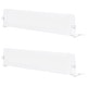 preview thumbnail 1 of 8, Gymax 2PCS 71'' Toddler Foldable Bed Rail w/ Adjustable Safety Strap White - California King